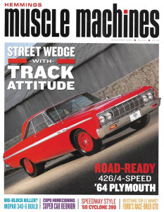 HEMMINGS MUSCLE MACHINES 2023 DEC - 69 CAMARO ZL-1 PT 2, 64 FURY, 68 CYCLONE